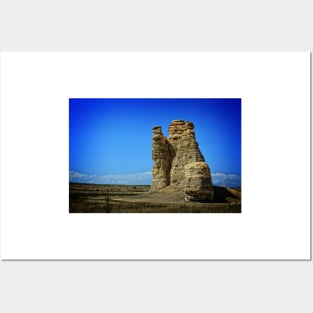 Kansas Castle Rock with Bluesky Posters and Art